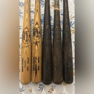 Variety of 32-34 inch wooden bats